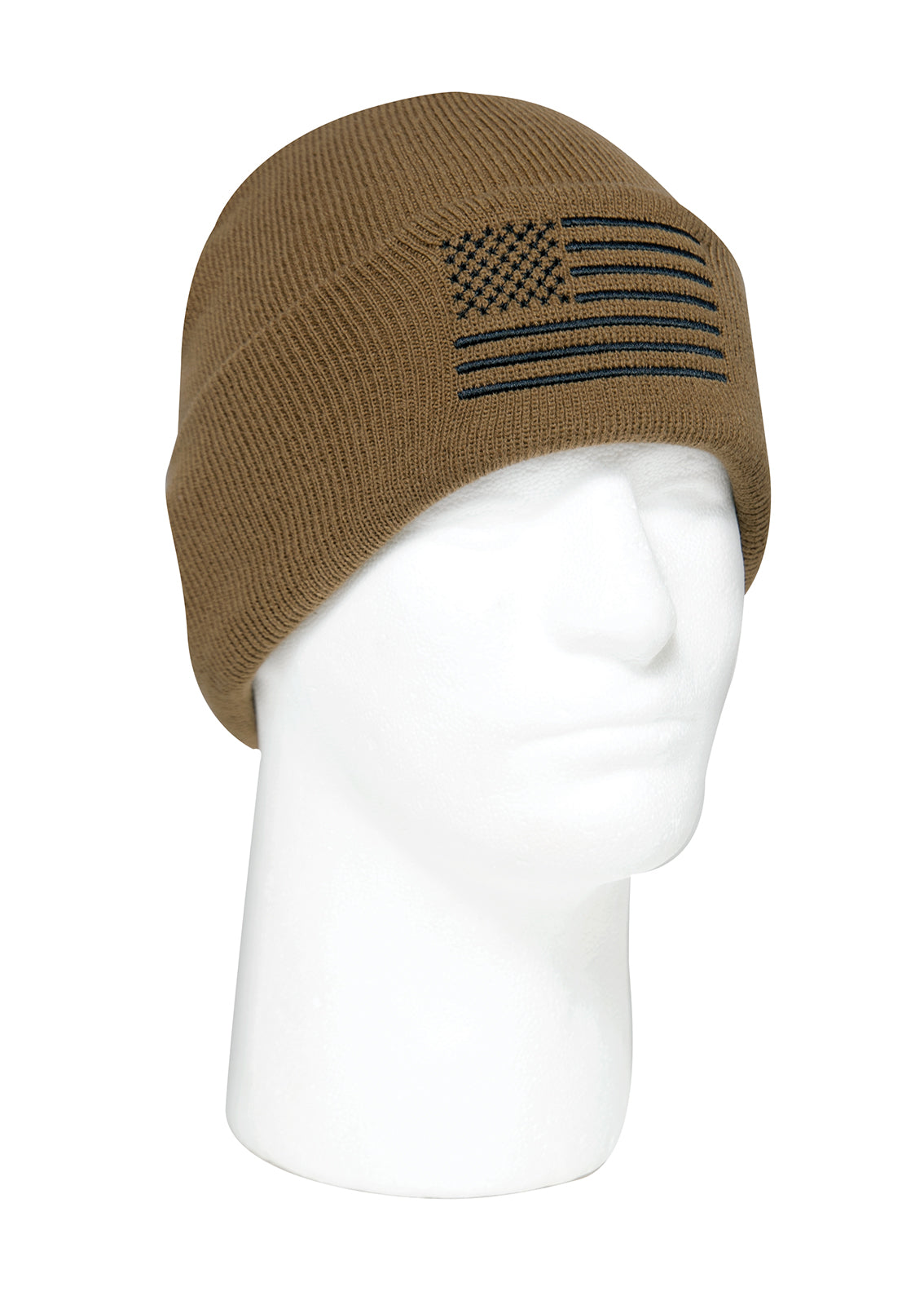 Rothco US Flag Embroidered Fine Knit Watch Cap