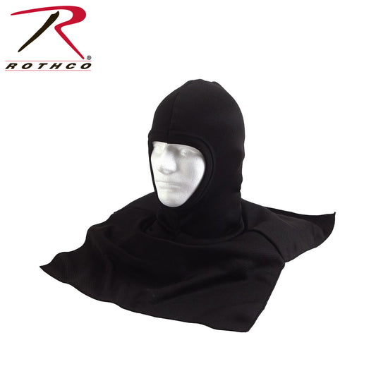 Rothco Black Polyester Balaclava With Dickie