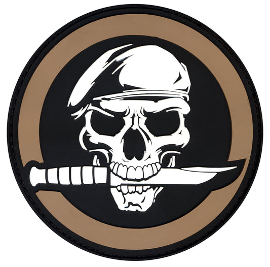 Rothco PVC Military Skull & Knife Morale Patch