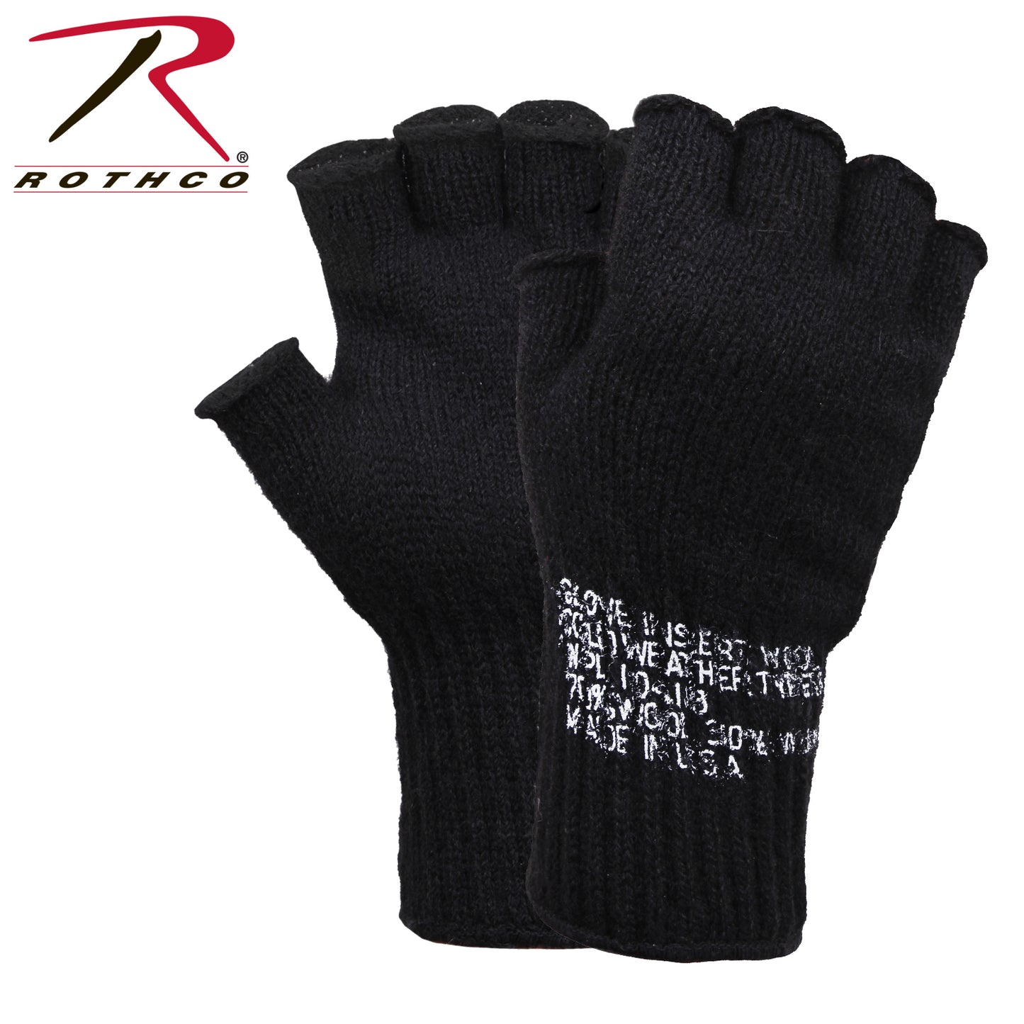 Rothco Fingerless Wool Gloves