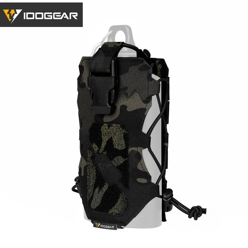 IDOGEAR Tactical Water Bottle Pouch Multi-function Radio Pouch