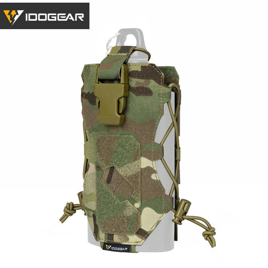 IDOGEAR Tactical Water Bottle Pouch Multi-function Radio Pouch
